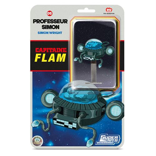 Figurine SP Collection Capitaine Flam Pin's Blister Card Ken 10,5 cm