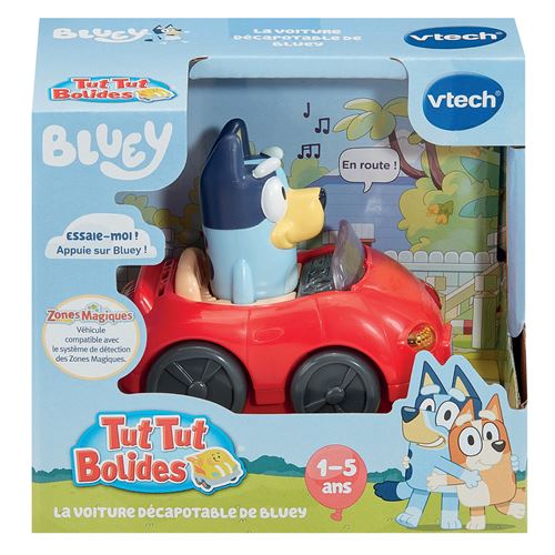 Figurine Vtech Tut Tut Bolides Véhicule Bluey Modèle aléatoire