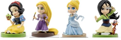 Figurine Yume Hero Box Princesses Blanche Neige Cendrillon Raiponce Mulan