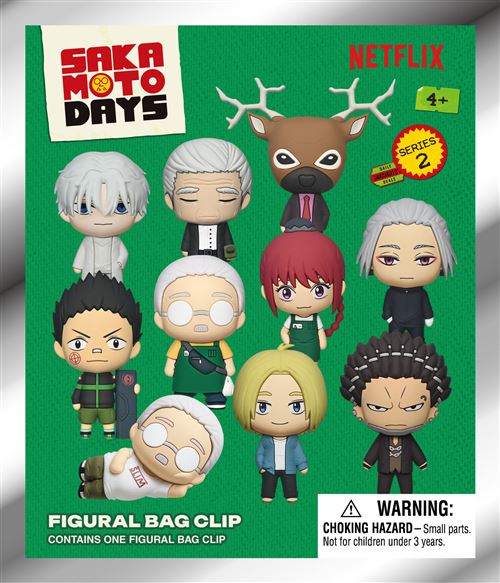 Figurine de collection Monogram Porte-clés pour sac à dos Sakamoto 3D Modèle aléatoire