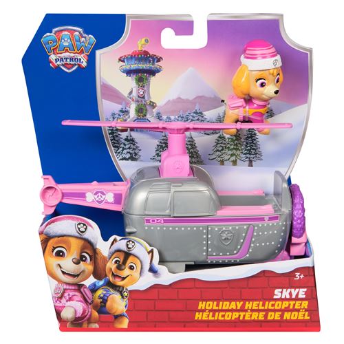 Figurine et véhicule Paw Patrol Noël Paw Patrol Pat'patrouille Modèle aléatoire