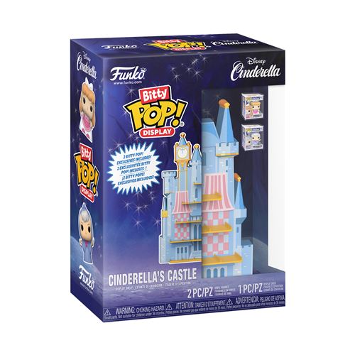 Figurines Funko Bitty Pop Display Cinderella's Castle