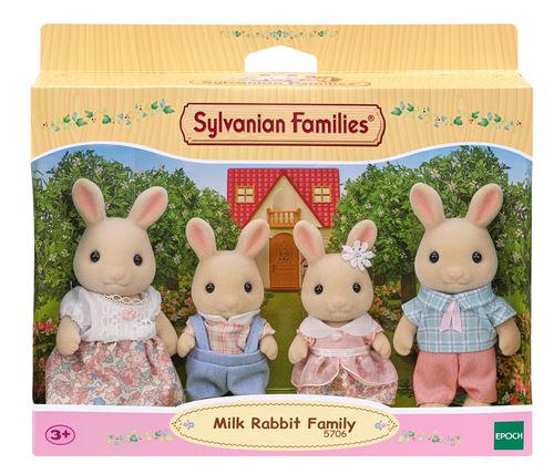Figurines Sylvanian Families La famille Lapin Crème