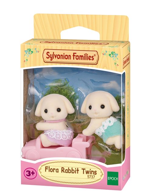 Figurines Sylvanian Families Les jumeaux Lapin Bélier