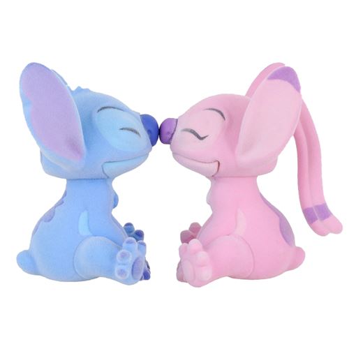 Figurines floquées Disney Bisous Stitch et Angel Grand Jester