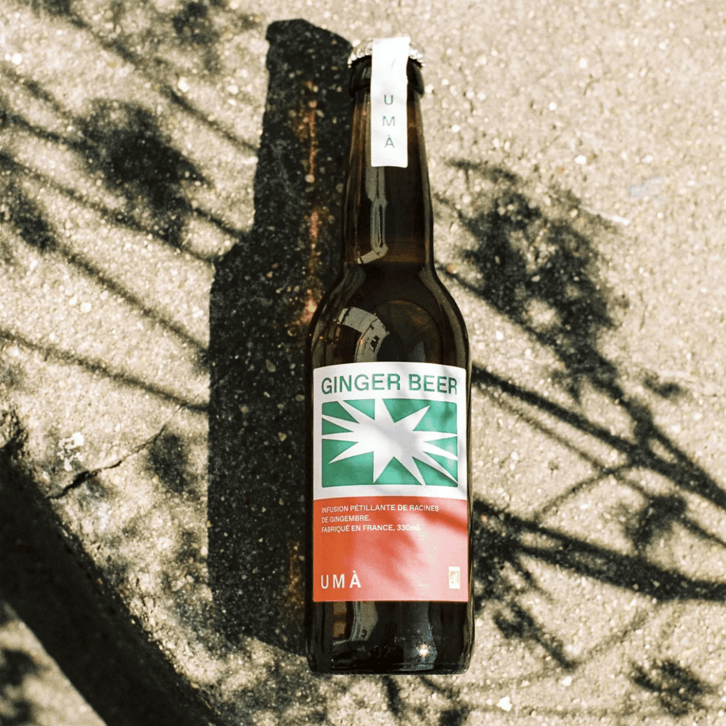 Bouteille de ginger beer bio sans alcool