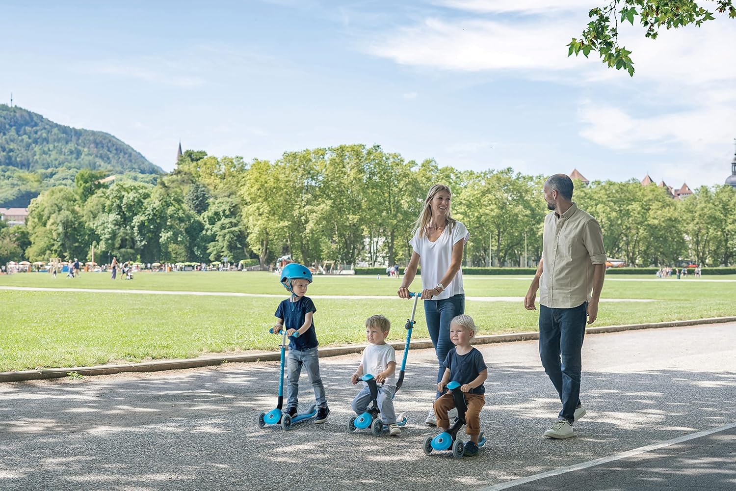 Trottinette évolutive 3-en-1 avec siège Globber GO UP Deluxe
