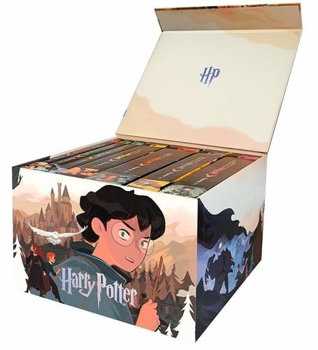 Coffret de 7 livres de la saga Harry Potter
