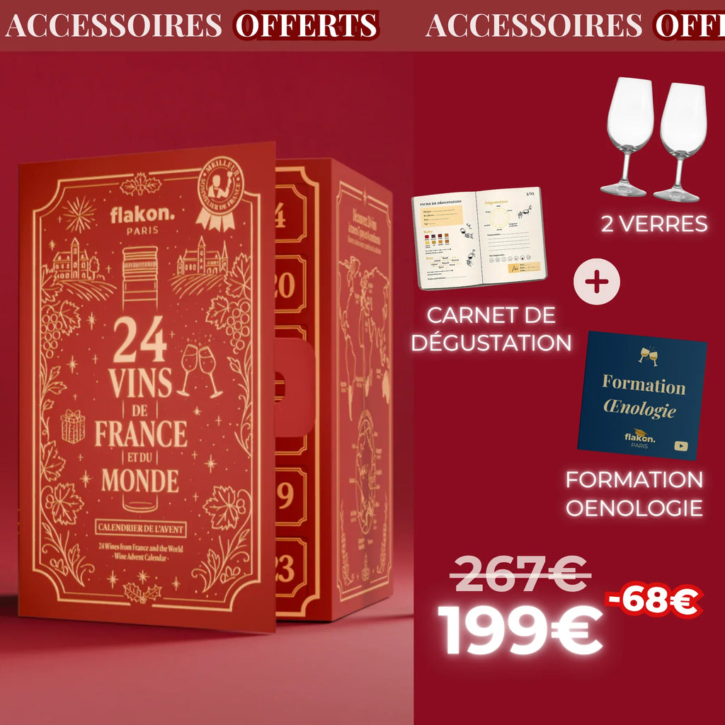 Calendrier de l’Avent Vin de France et du Monde 2025 - Flakon