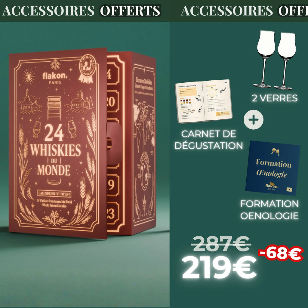 Calendrier de l’Avent Whisky 2025 – 24 Whiskies du Monde - Flakon