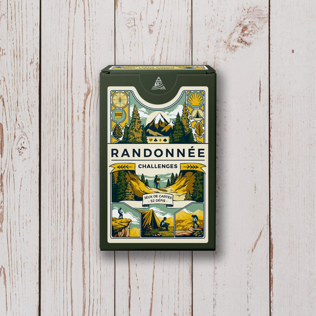 Jeu de cartes 2 en 1 pour animer les randonnées