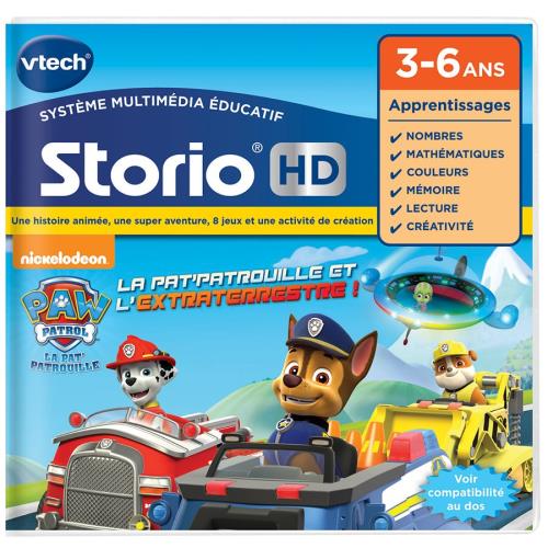 Jeu Storio HD La Pat'Patrouille et l'Extraterrestre ! Vtech