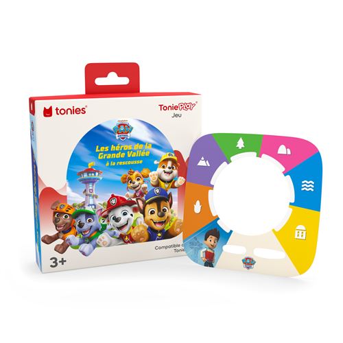 Jeu Tonieplay Tonies Paw Patrol Pat'Patrouille Les héros de la Grande Vallée à la rescousse pour Conteuse Toniebox 2
