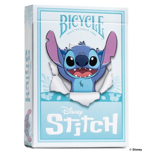 Jeu classique Cartamundi Bicycle Disney Stitch