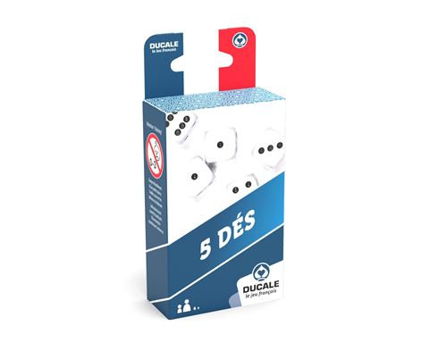 Jeu classique Cartamundi Ducale 5 Dés 18 mm