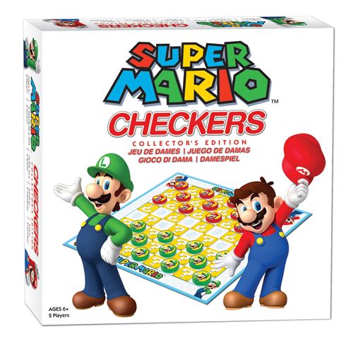 Jeu classique Goliath Super Mario Checkers