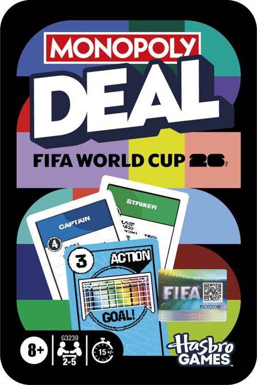 Jeu classique Hasbro Monopoly Deal FIFA