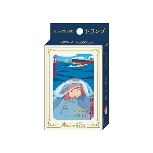 Jeu classique Maison Ghibli 54 cartes Ponyo sur la falaise