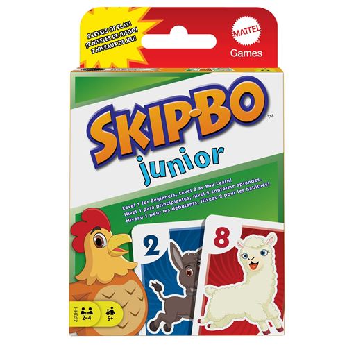 Jeu classique Mattel Skip Bo Junior