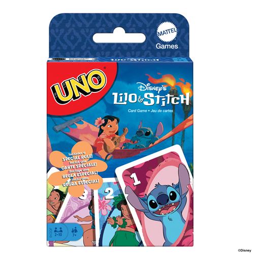 Jeu classique Mattel Uno Lilo et Stitch