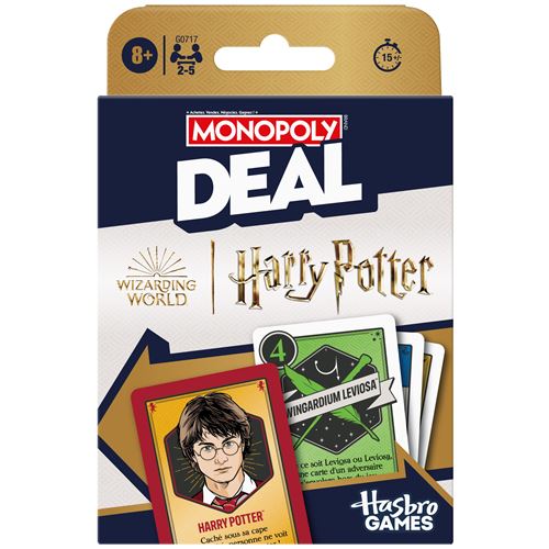 Jeu classique Monopoly Deal Harry Potter