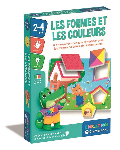 Jeu couleur et forme Clementoni Les formes et les couleurs