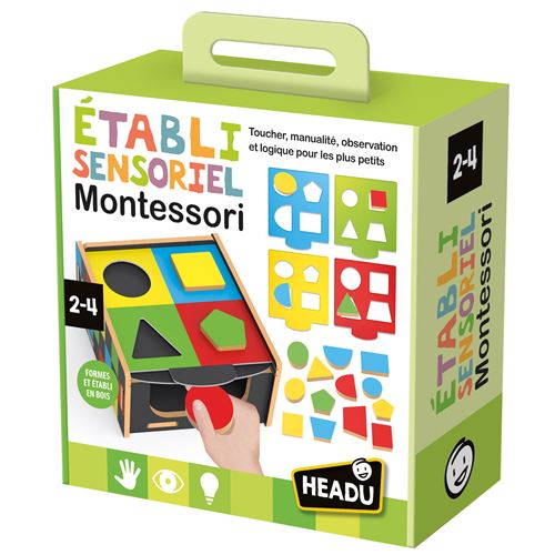 Jeu couleur et forme Headu Etabli sensoriel Montessori