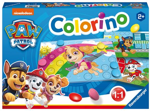 Jeu couleur et forme Ravensburger Colorino Paw Patrol Pat'Patrouille