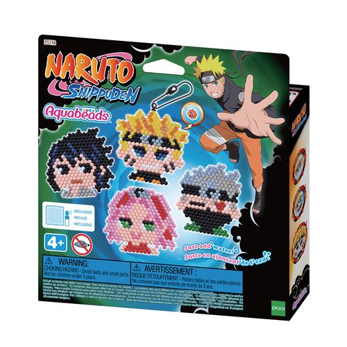 Jeu créatif Aquabeads Le kit porte-clés Naruto