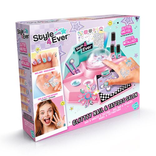 Jeu créatif Canal Toys Glittzy Bar à ongles et tatouages