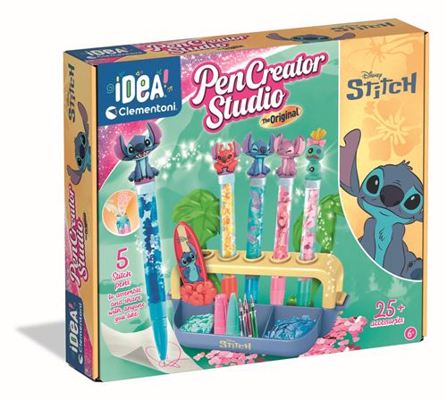 Jeu créatif Clementoni Crée tes stylos Stitch