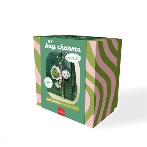 Jeu créatif La Petite Epicerie Kit DIY crochet Bag charms Matcha Club