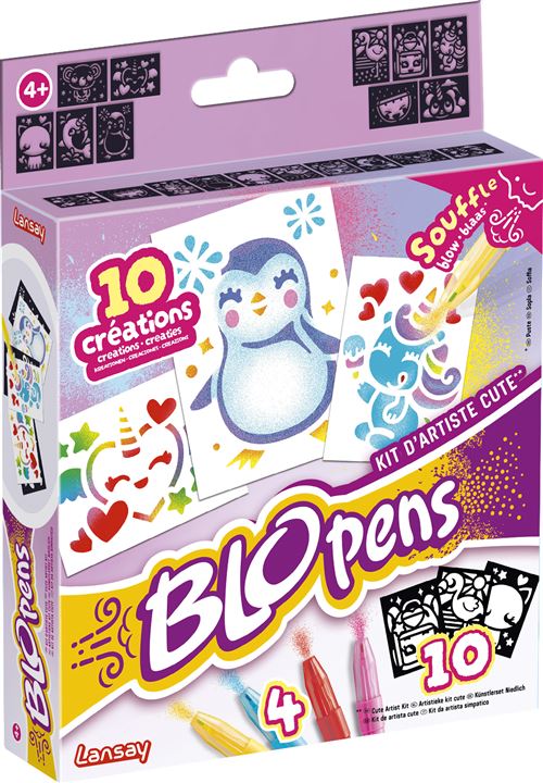 Jeu créatif Lansay Blopens Kit d'artiste cute