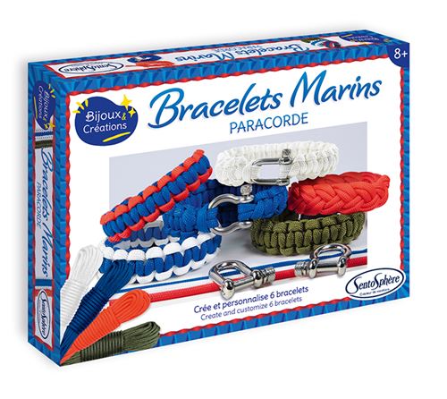 Jeu créatif SentoSphère Bracelets Marins Paracorde