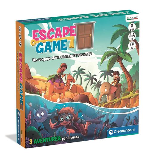Jeu d'Escape Game Clementoni Un voyage dans la nature sauvage