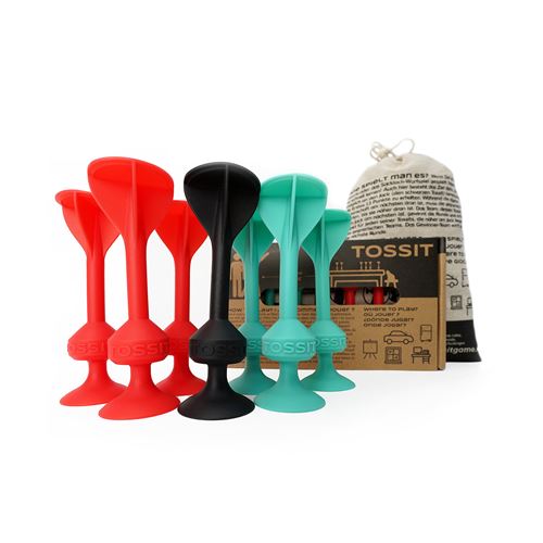 Jeu d'adresse Gigamic Tossit Rouge et Cyan