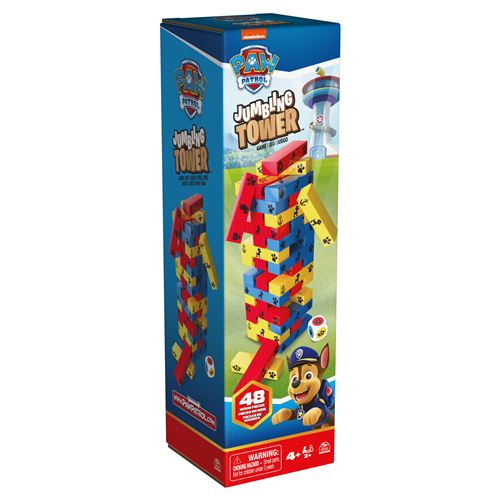 Jeu d'adresse Paw Patrol Tour Jenga Pat'Patrouille