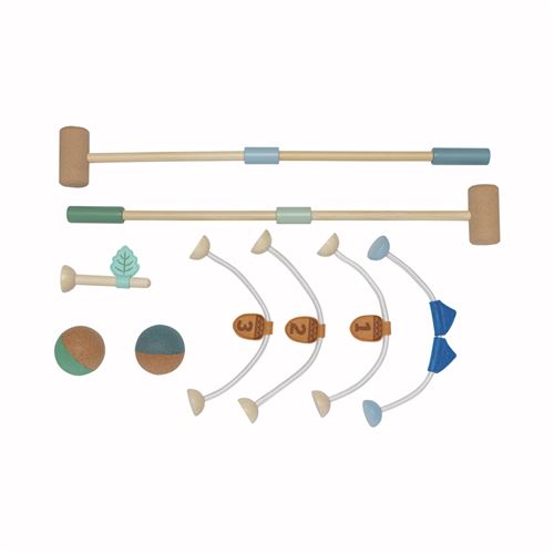 Jeu d'adresse extérieur Korko Jeu de croquet en liège
