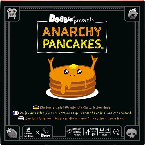 Jeu d'ambiance Asmodee Dobble Anarchy Pancakes