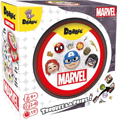 Jeu d'ambiance Asmodee Dobble Marvel Emoji