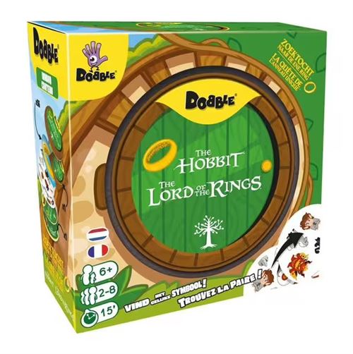Jeu d'ambiance Asmodee Dobble Seigneur des Anneaux Le Hobbit