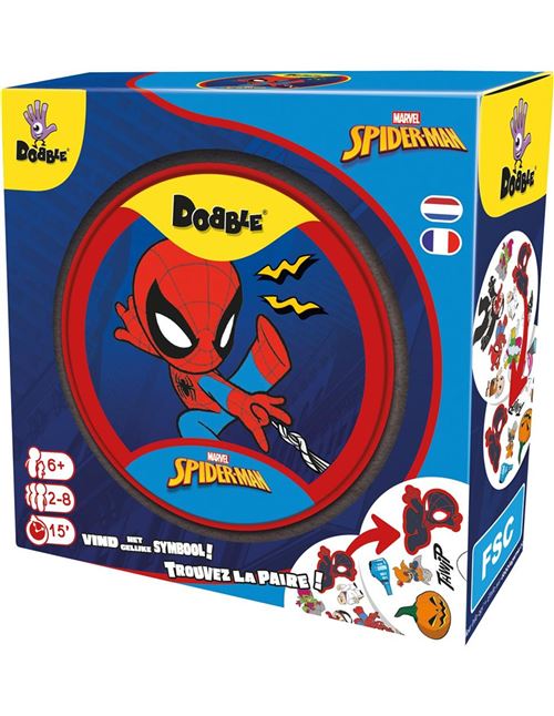 Jeu d'ambiance Asmodee Dobble Spiderman