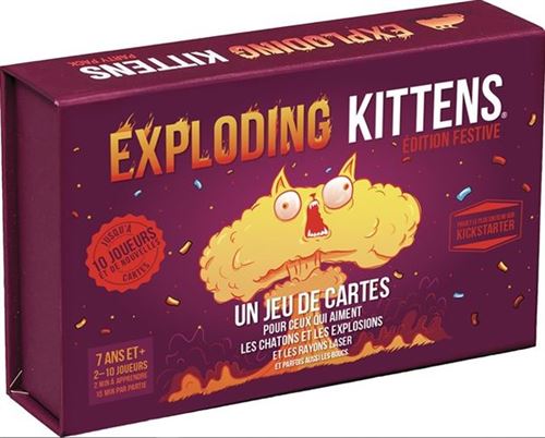 Jeu d'ambiance Asmodee Exploding Kittens Party Pack Edition