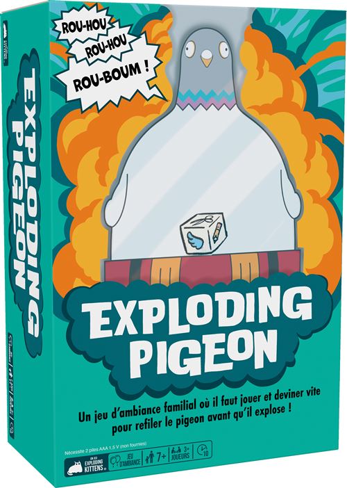 Jeu d'ambiance Asmodee Exploding Pigeon