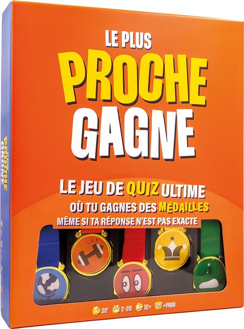 Jeu d'ambiance Asmodee Le Plus Proche Gagne