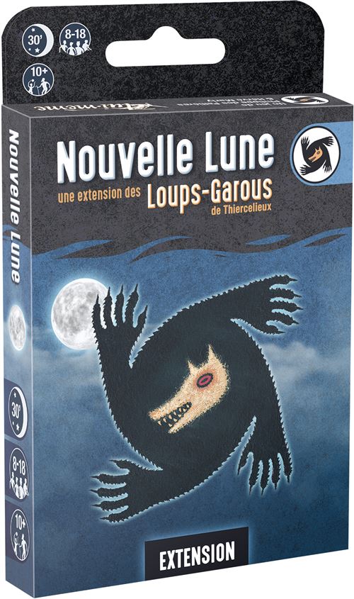 Jeu d'ambiance Asmodee Loups-Garous Ext Nouvelle Lune Version Eco