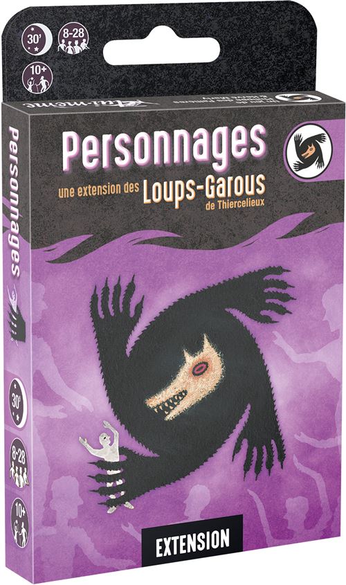 Jeu d'ambiance Asmodee Loups-Garous Ext Personnages Version Eco