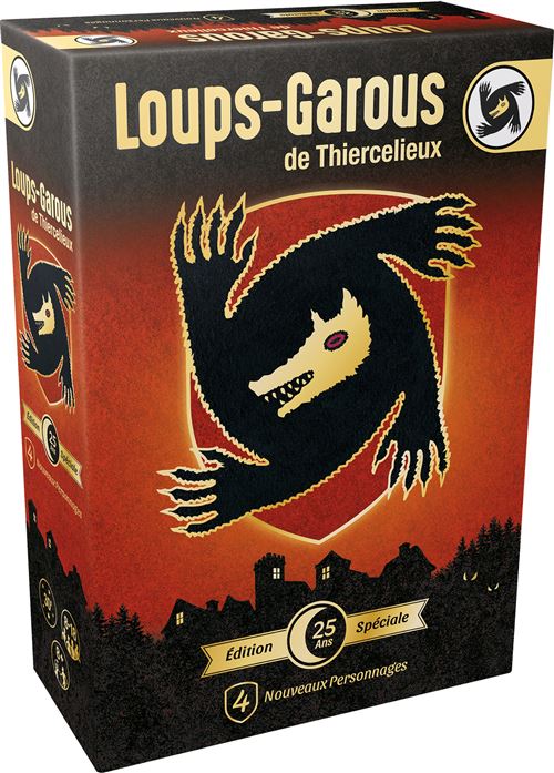 Jeu d'ambiance Asmodee Loups-Garous de Thiercelieux Edition 25ème anniversaire