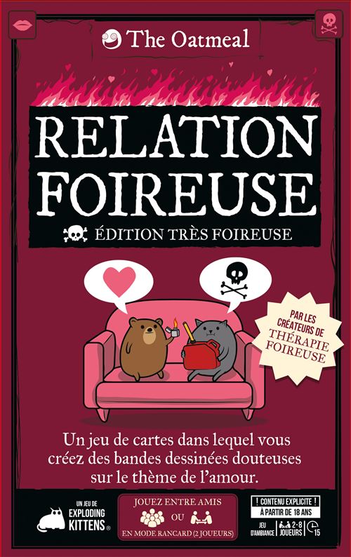 Jeu d'ambiance Asmodee Relation Foireuse Edition Très Foireuse