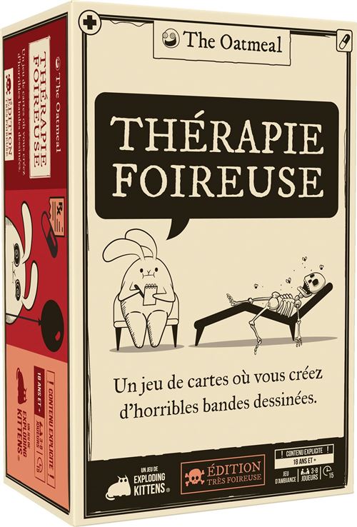 Jeu d'ambiance Asmodee Thérapie foireuse - Extra foireuse
